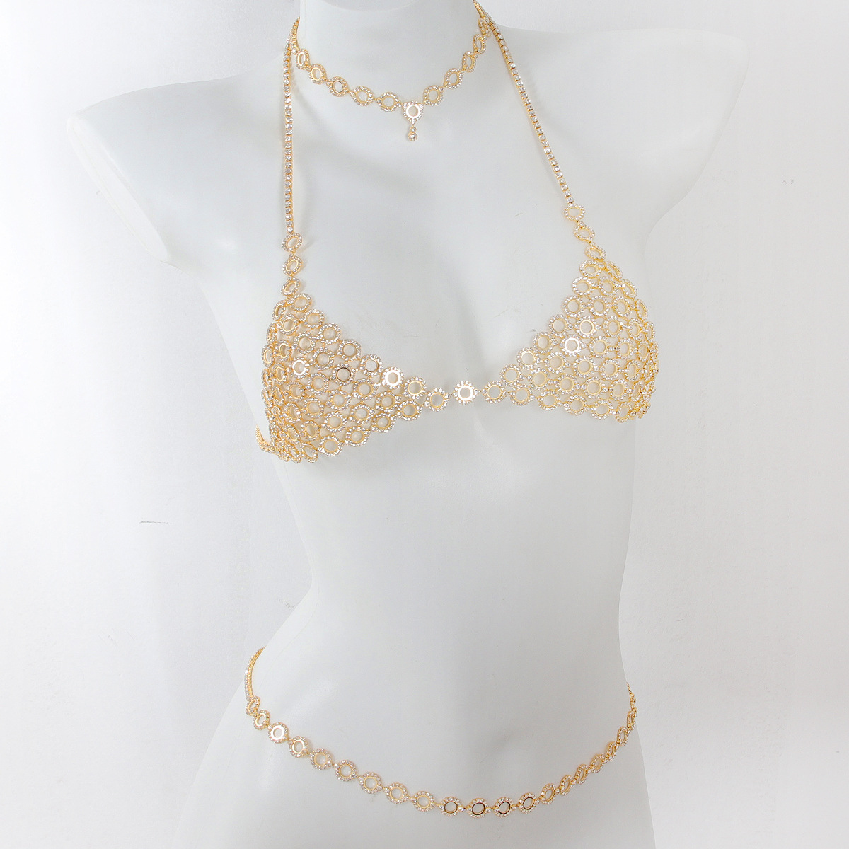 Body Jewelry Necklace - Modieuze Ronde Splicing Licht Luxe Stijl
