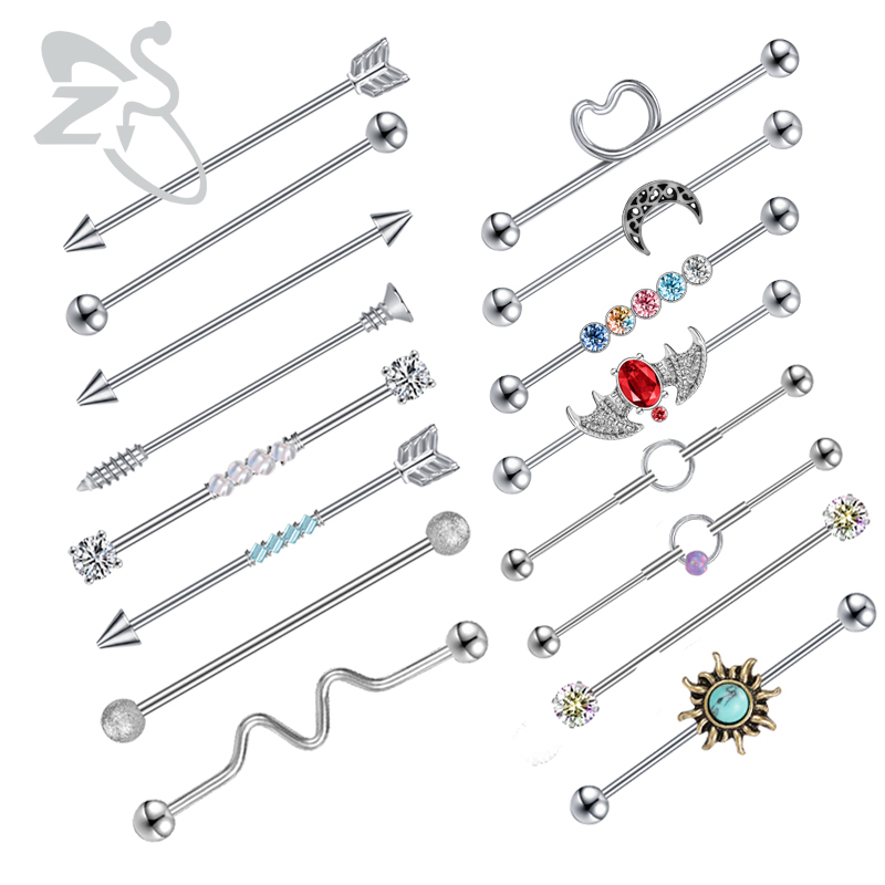 Body Jewelry Surgical Steel - ZS 1PC Chirurgisch Staal Bat Industriële