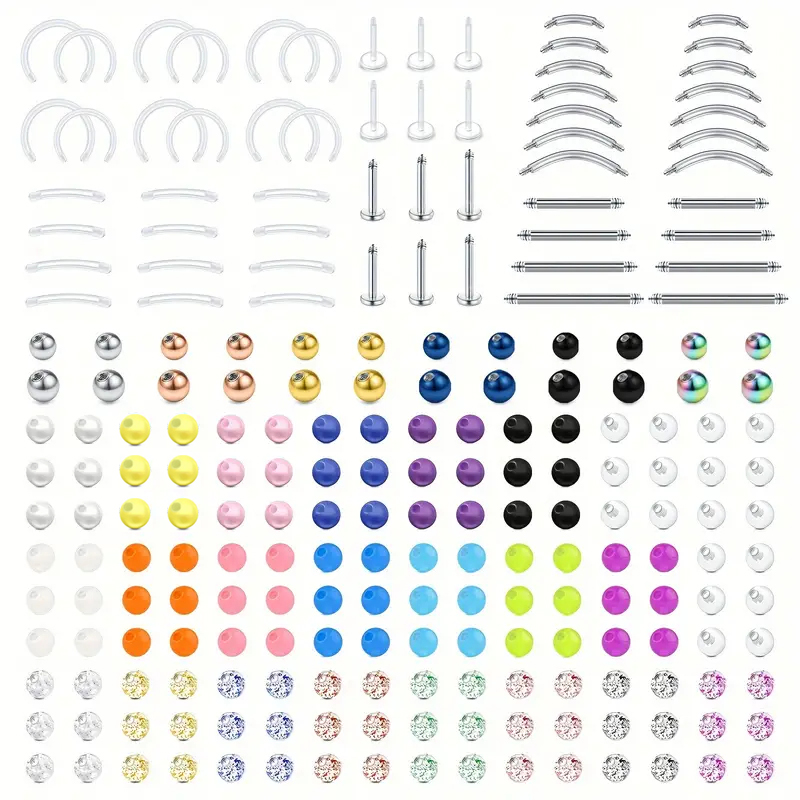 226pcs 16G roestvrij staal & a - Body Jewelry Replacement Ball recensie en prijs