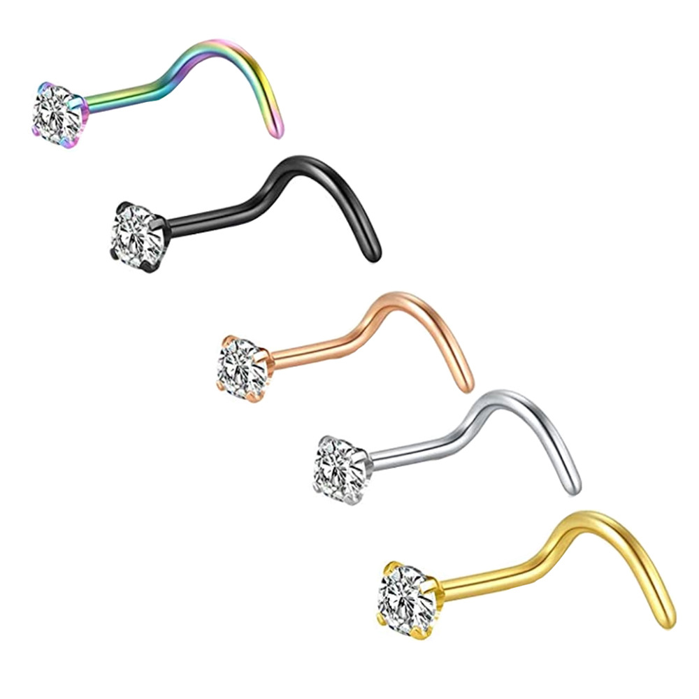20G Neusringen Studs 316L Chir - Body Jewelry Surgical Steel recensie en prijs