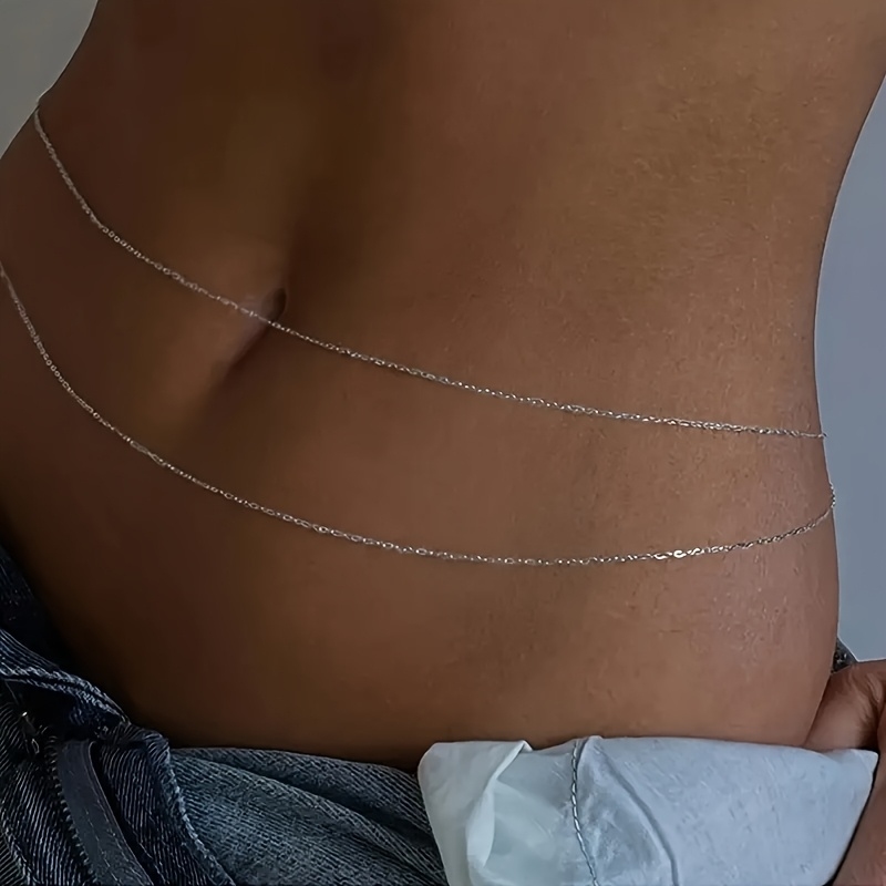 1 Dubbellaagse gouden metalen  - Body Jewelry For You recensie en prijs